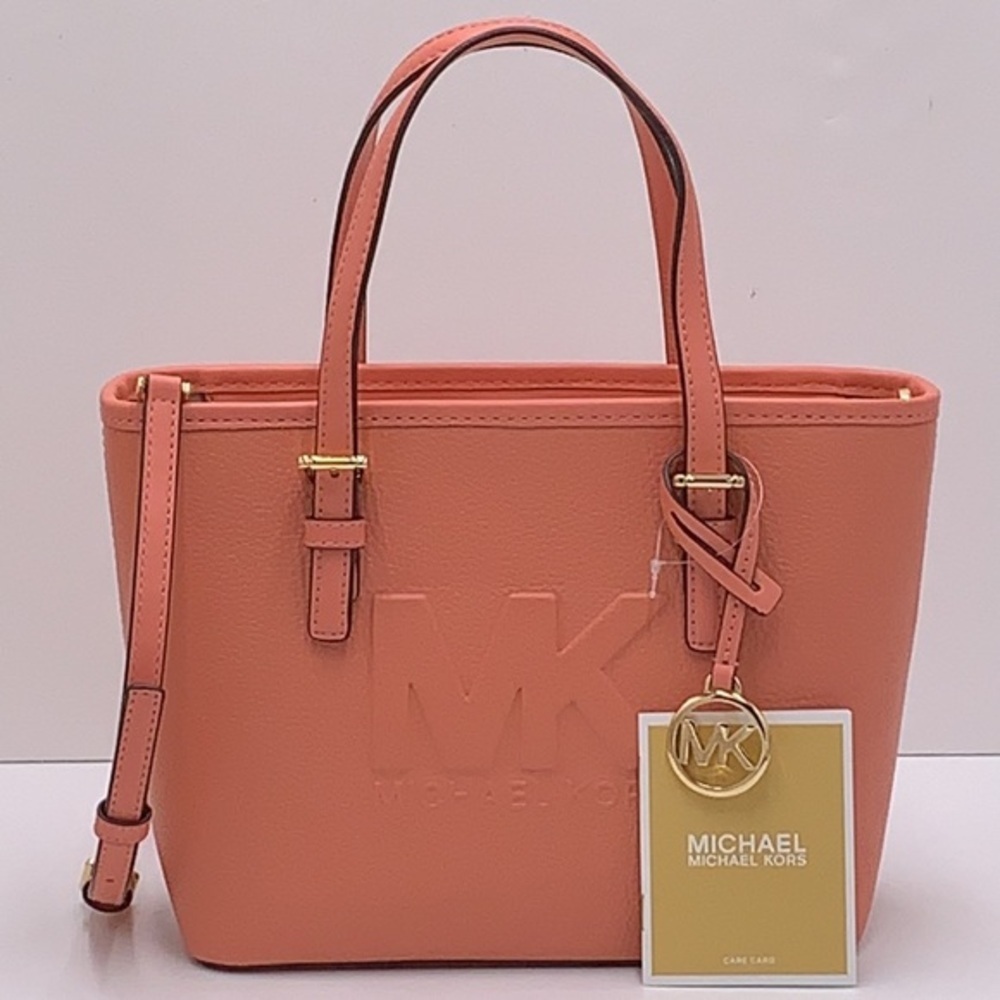 Michael Kors Xs Cryl Conv Tz Tote Sherbert Leather